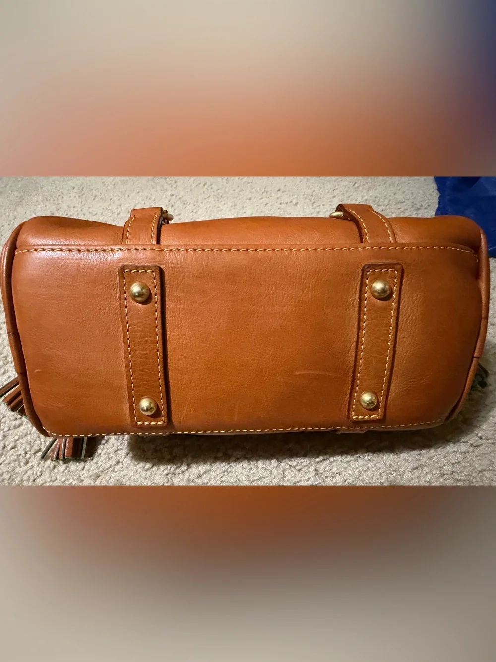 Dooney & Bourke Florentine Micro Satchel Natural
